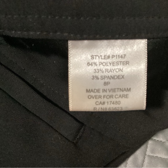 NYDJ Black Stretch High Waisted Pants - Picture 15 of 15